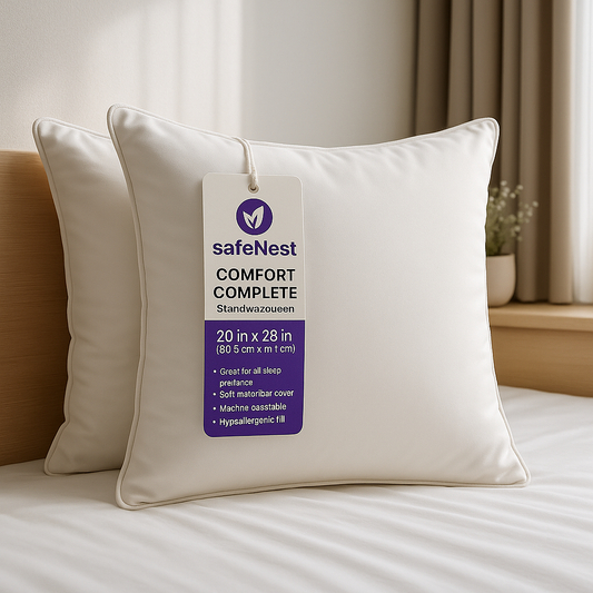 SafeNest™ CloudSoft Pillow Bundle – 2 Pack